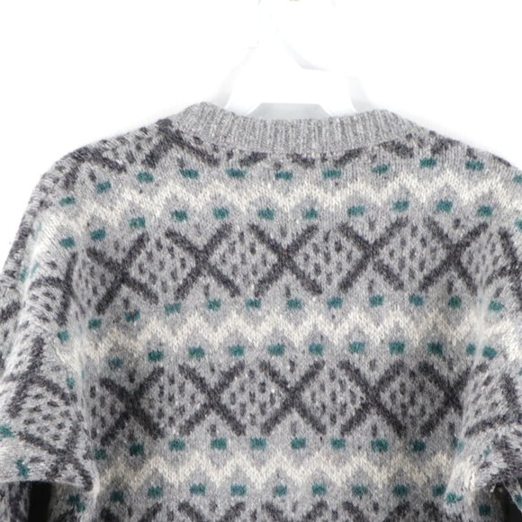 Vintage Streetwear Fair Isle Chunky Wool Sweater - Picture 7 of 10